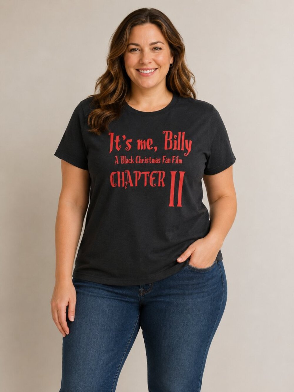 Gildan Black Christmas Fan Film T-Shirt “It’s Me, Billy” Chapter II Size M